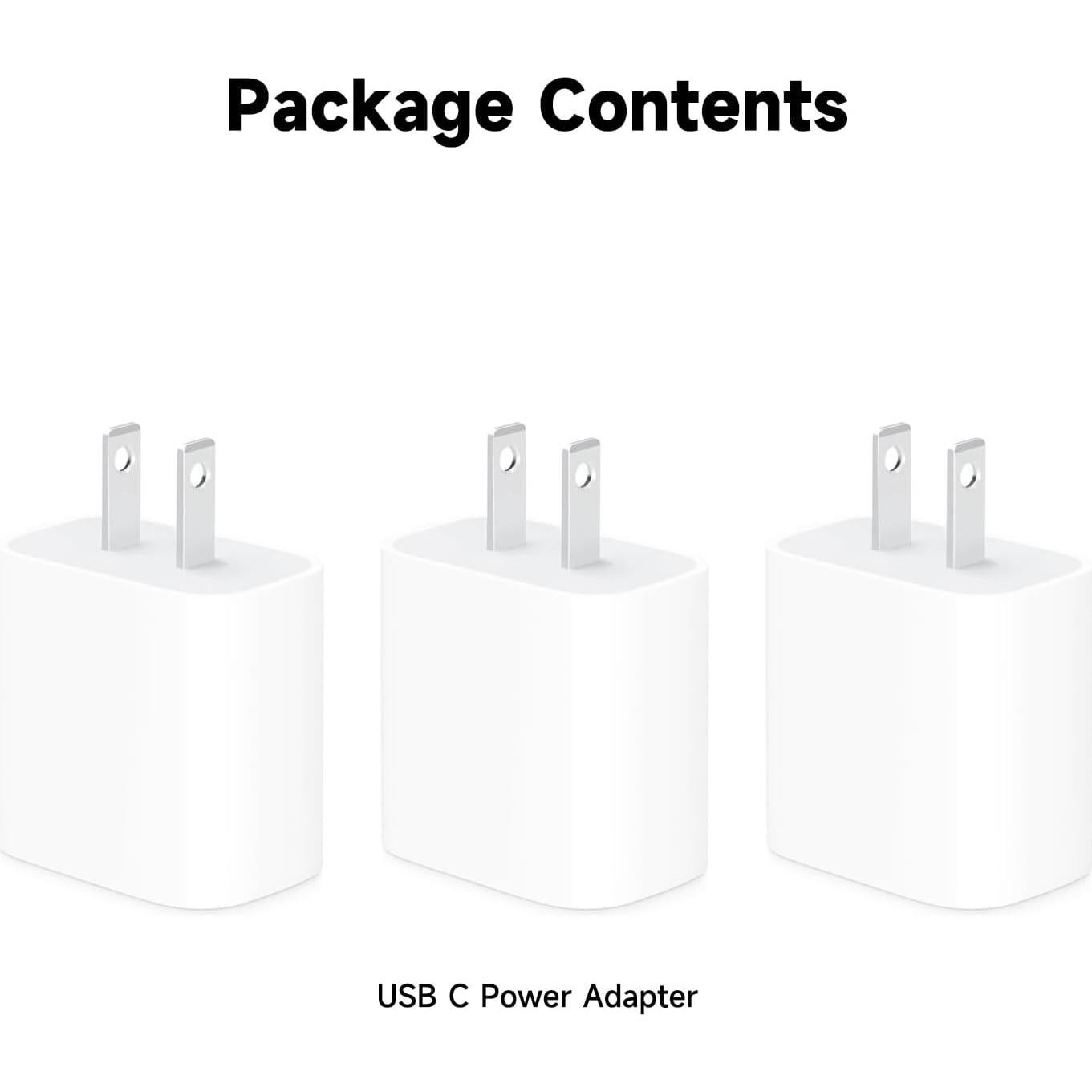 Paquete de 3 Cargadores de Pared USB-C 30W CYQAPC