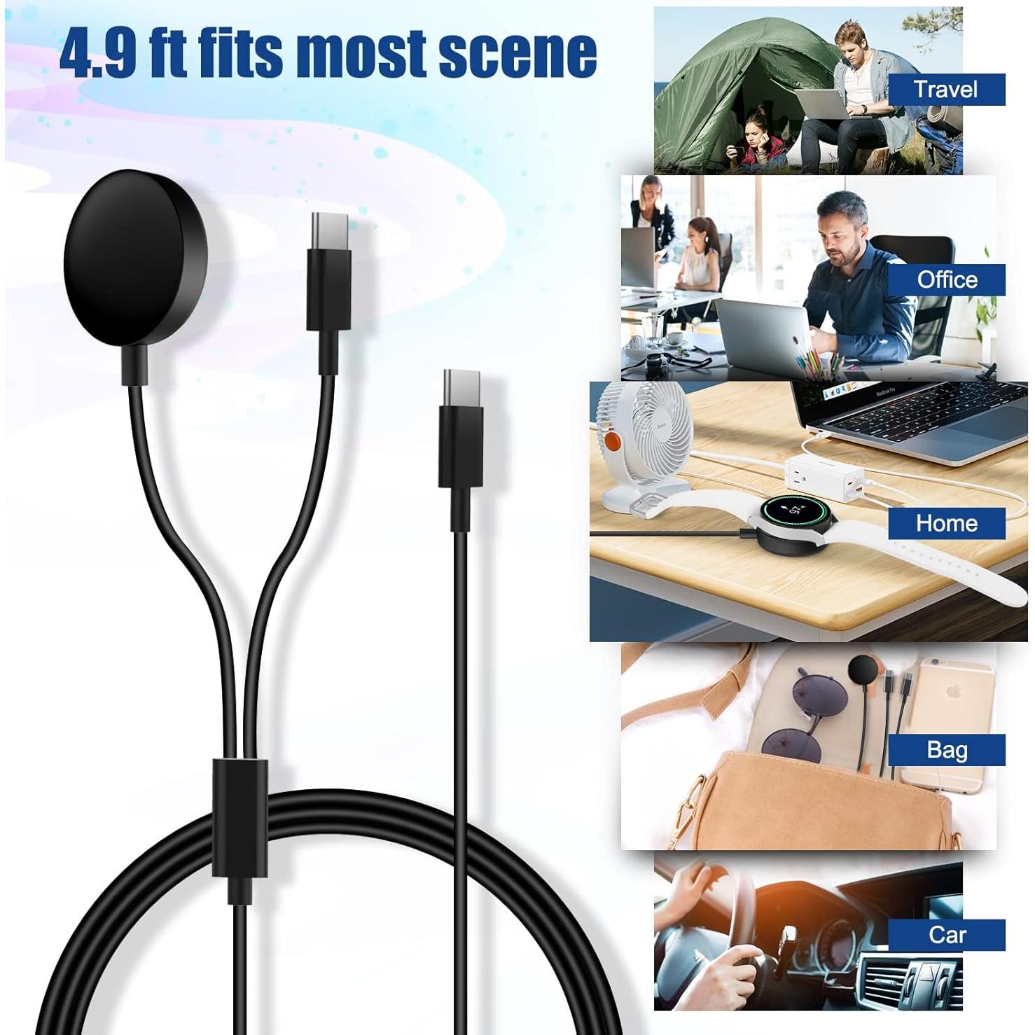 Cargador Rápido USB C 25W Samsung Galaxy Watch y S25/S24