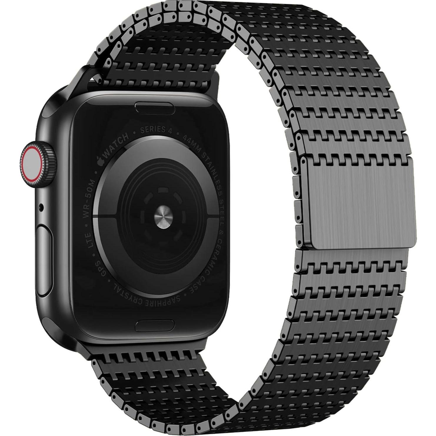 Banda magnética de acero inoxidable BEAEN para Apple Watch 49mm 46mm 45mm 44mm 42mm 40mm 41mm 38mm