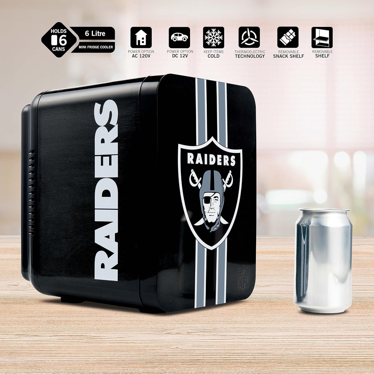 Mini Nevera Ukonic 4L Las Vegas Raiders Compacta