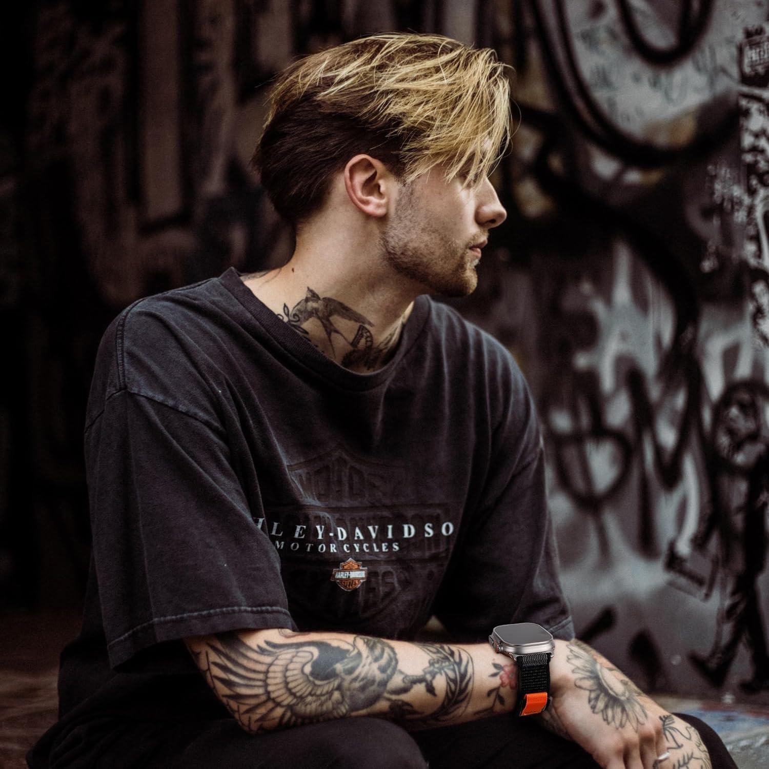 Correa Trail Loop Nylon Charmmily para Apple Watch 42-49mm