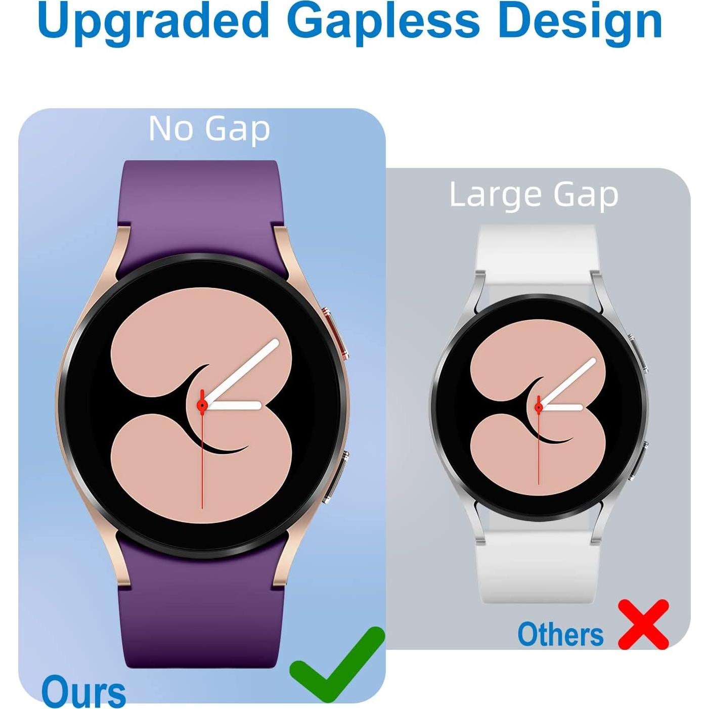 Lerobo 5 Pack Bandas Silicona para Galaxy Watch 7 6 5 4 40mm 44mm