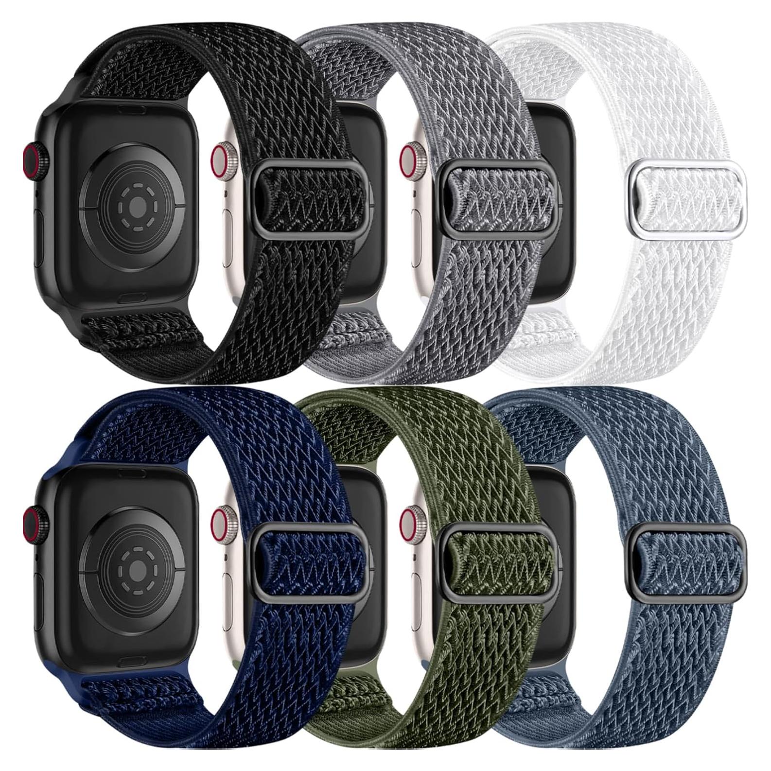 Correa Deportiva Nylon Elástico Lerobo para Apple Watch 38-49mm