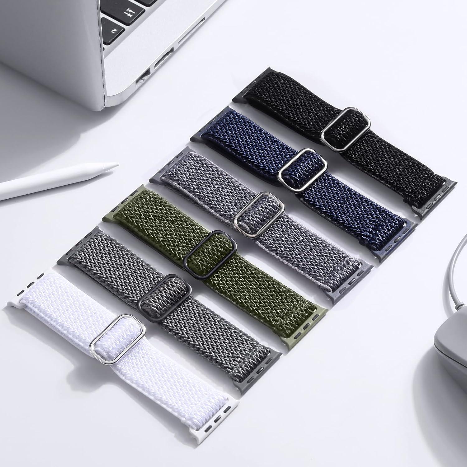 Correa Deportiva Nylon Elástico Lerobo para Apple Watch 38-49mm