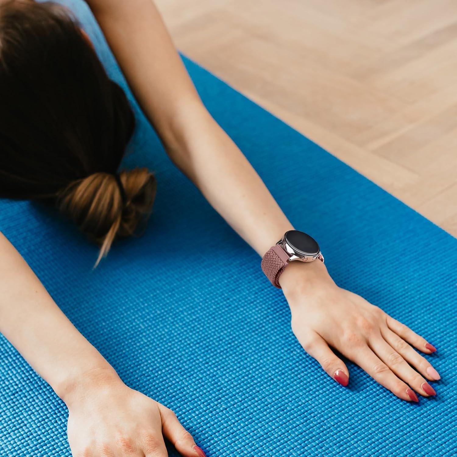 Paquete de 3 correas elásticas 22mm Meliya para relojes IDW