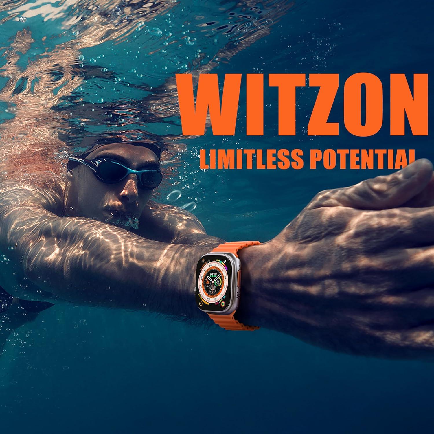 Paquete de 4 bandas de silicona Witzon para Apple Watch 49mm