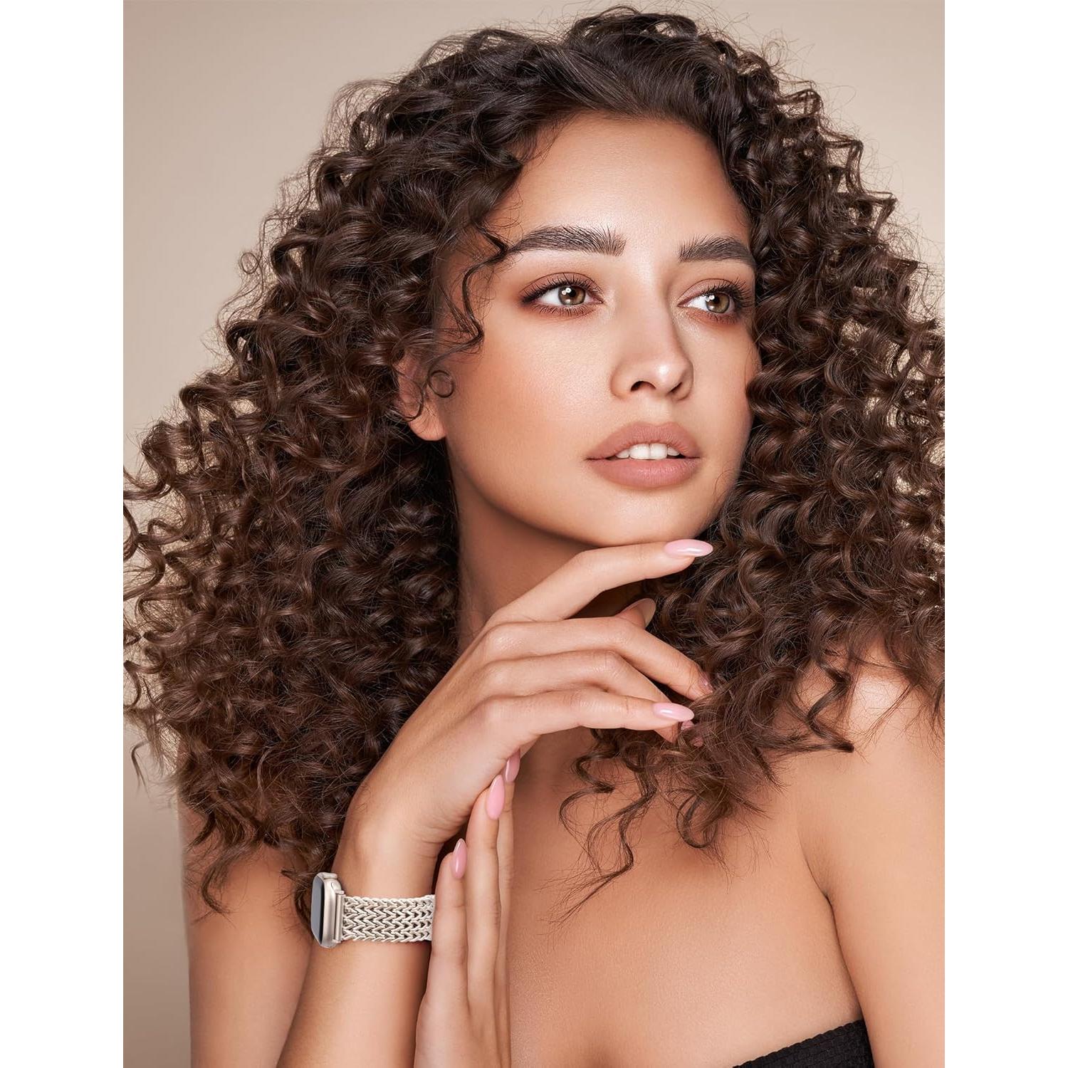 Banda de Metal Inoxidable Minyee para Apple Watch 38-49mm Mujeres