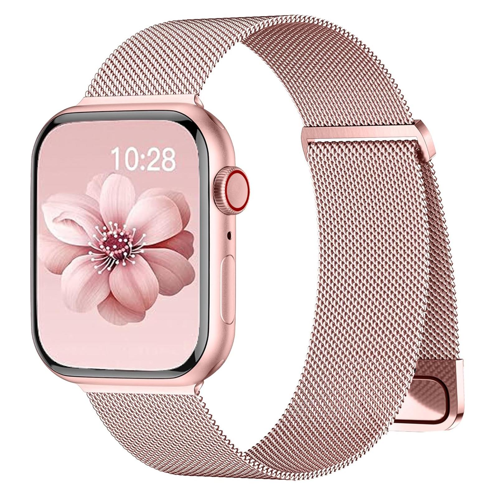 Correa de Acero Inoxidable Rabini para Reloj Apple 38-49mm