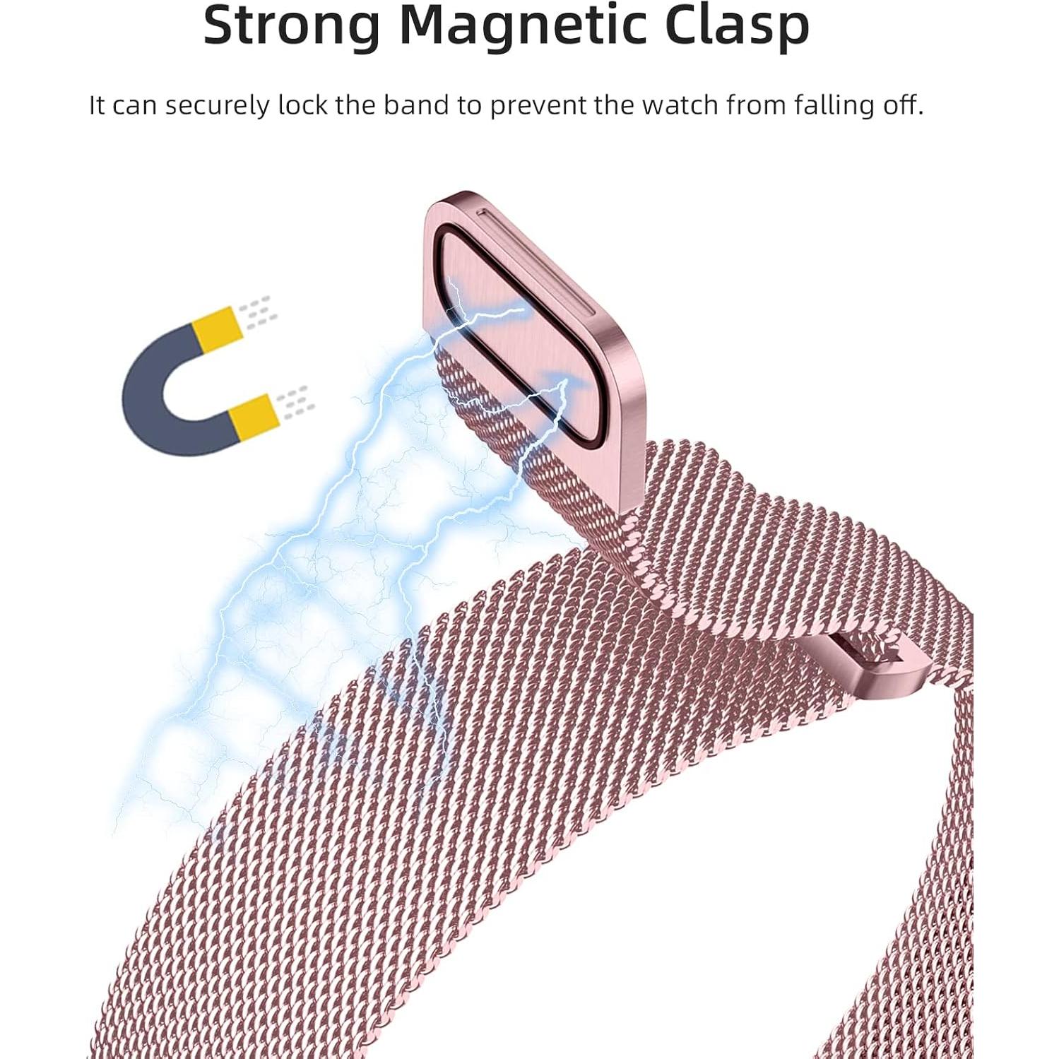 Correa de Acero Inoxidable Rabini para Reloj Apple 38-49mm