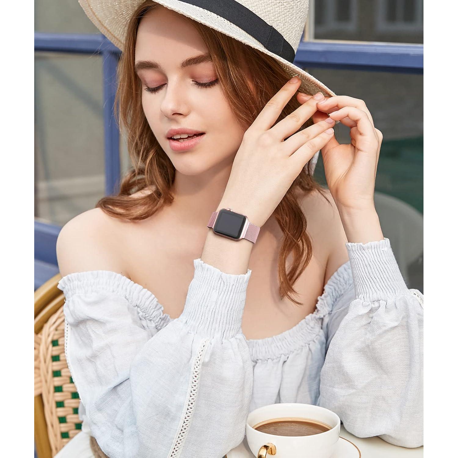 Correa de Acero Inoxidable Rabini para Reloj Apple 38-49mm