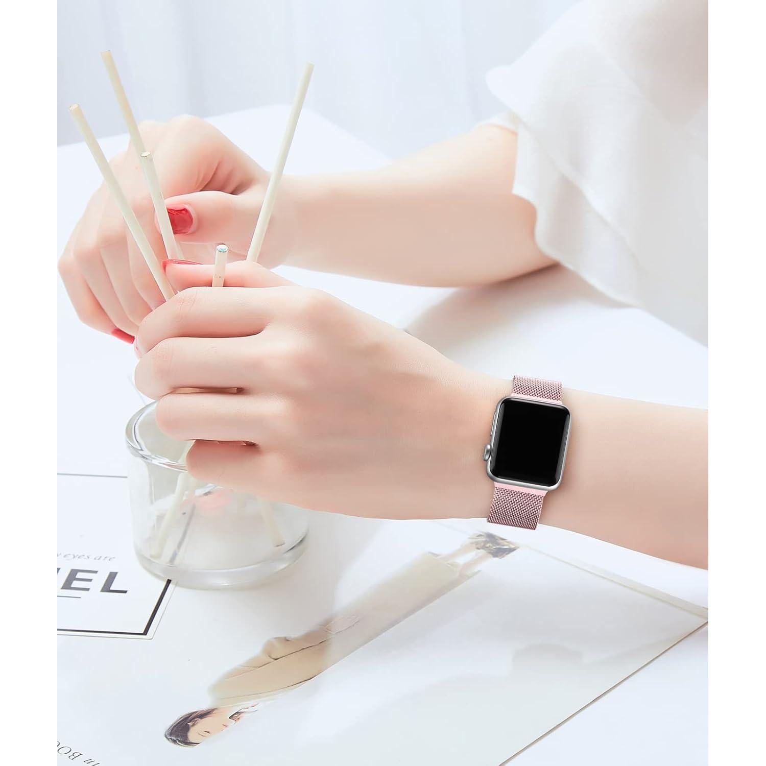 Correa de Acero Inoxidable Rabini para Reloj Apple 38-49mm