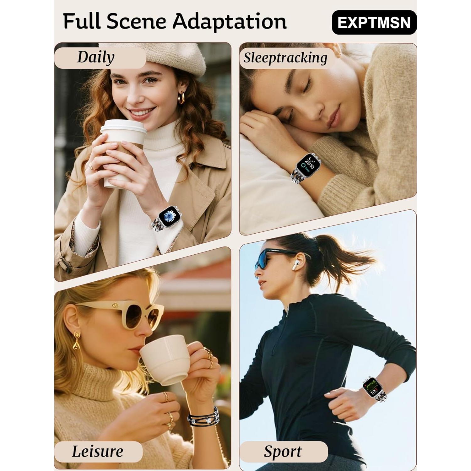 Pulsera de cuentas bohemia para Apple Watch 38-42mm EXPTMSN