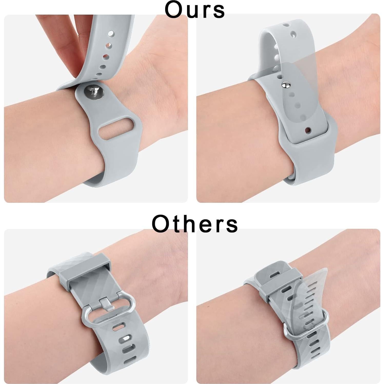 Bandas de Silicona Meliya 22mm para Reloj Veryfit IDW13-28