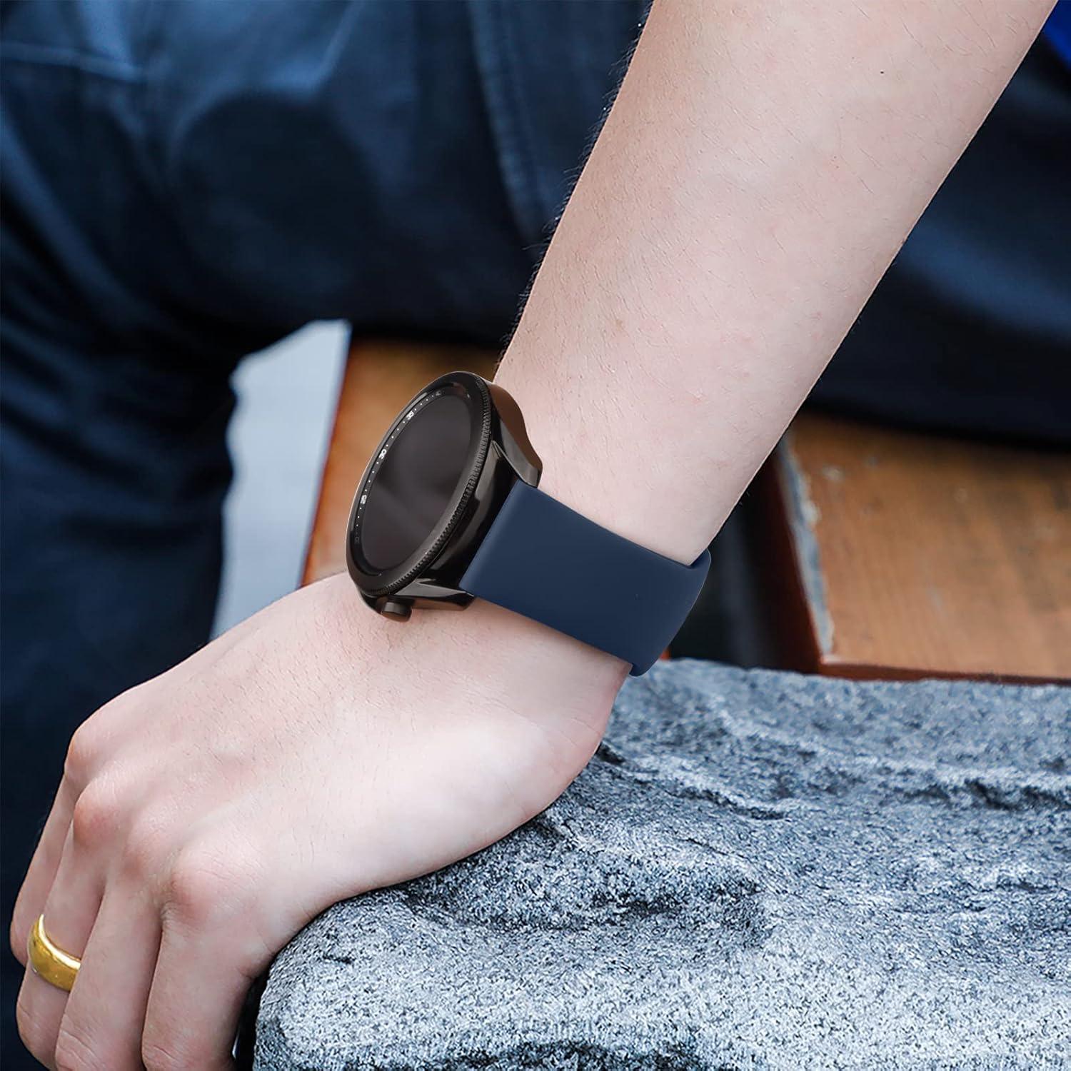 Bandas de Silicona Meliya 22mm para Reloj Veryfit IDW13-28