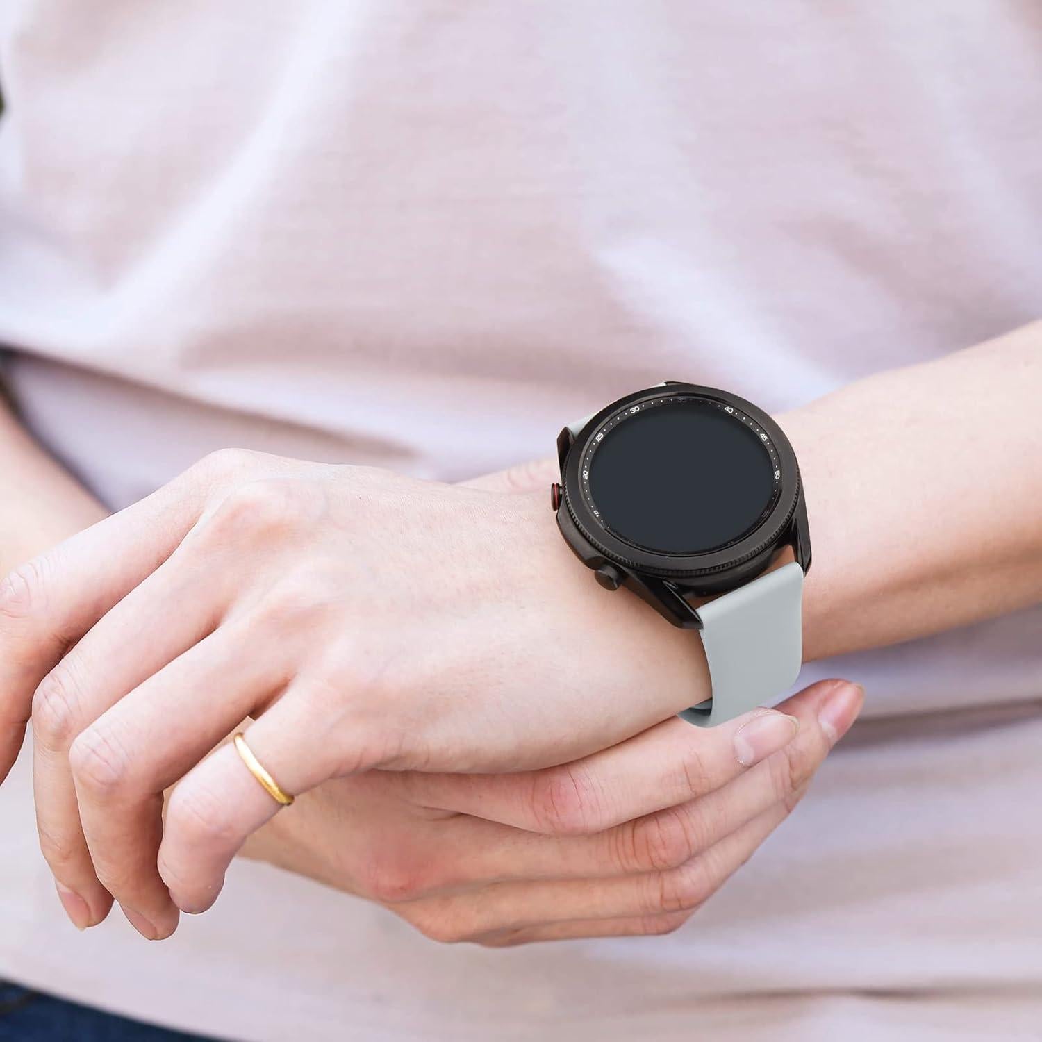 Bandas de Silicona Meliya 22mm para Reloj Veryfit IDW13-28