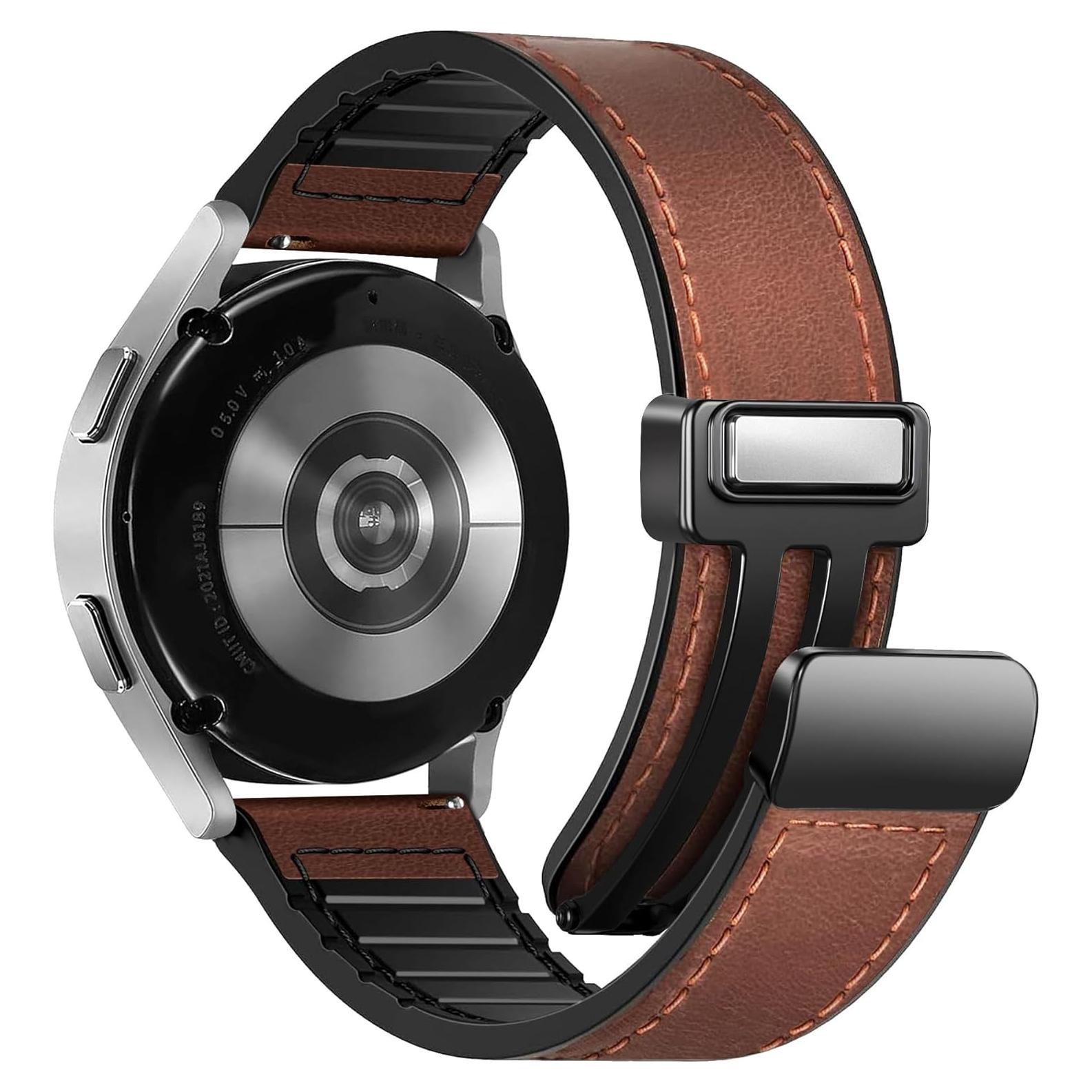 Correa de Cuero Magnética WestEagle 20mm para Samsung Galaxy Watch
