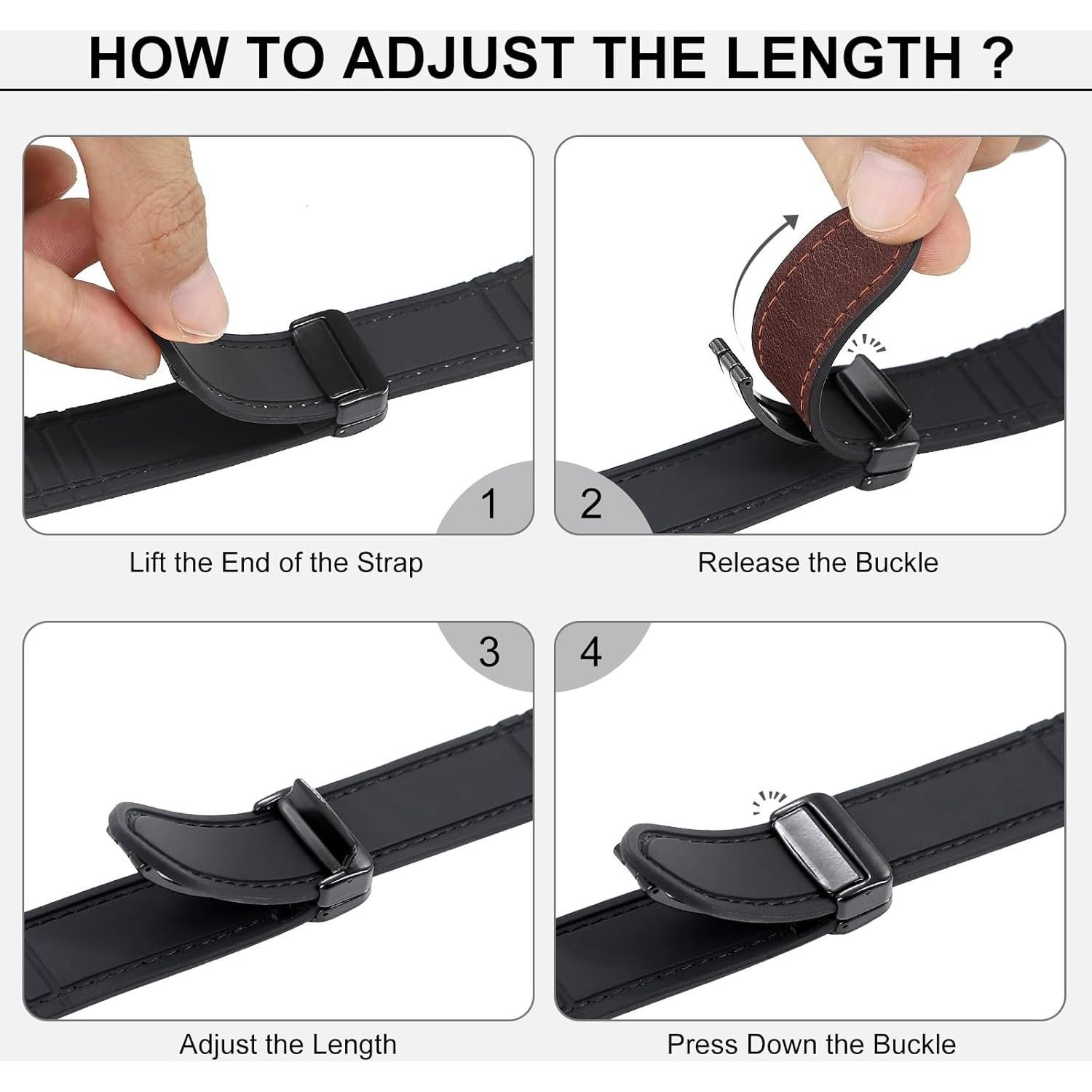 Correa de Cuero Magnética WestEagle 20mm para Samsung Galaxy Watch