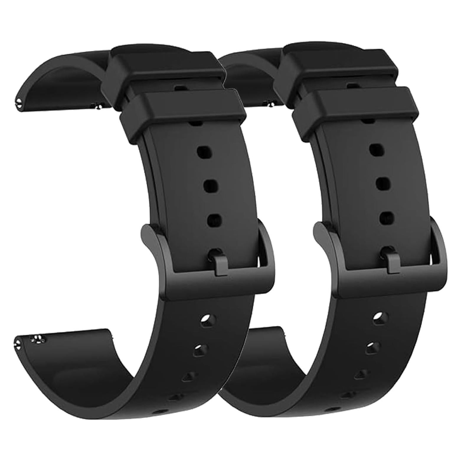 Paquete 2 Bandas Silicona Impermeables Amazfit Bip 3 Pro