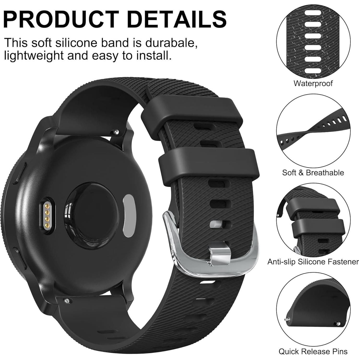 Correa de Reloj Silicona Suave Veryfit IDW13 IDW19 Ajustable