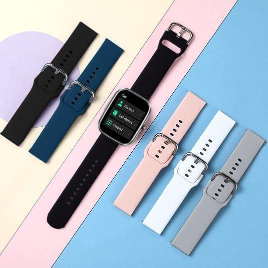 Correas de Silicona GloryFit 22mm para Relojes T80 T70 T60 T50 P99 P98 - Paquete de 8