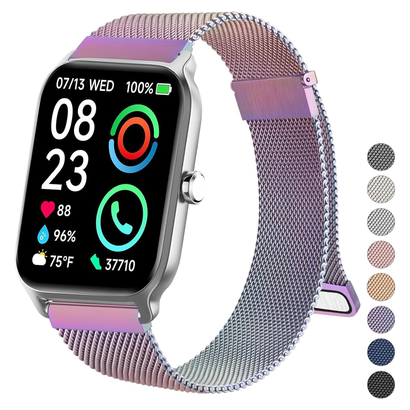 Correa de Metal Inoxidable 22mm Meliya para Reloj Inteligente