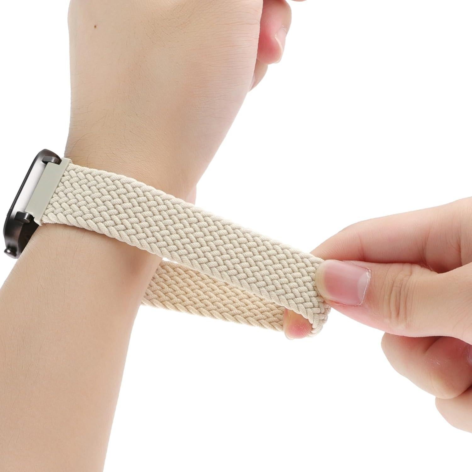 Paquete de 2 bandas elásticas nylon 22mm Sunnyson para reloj