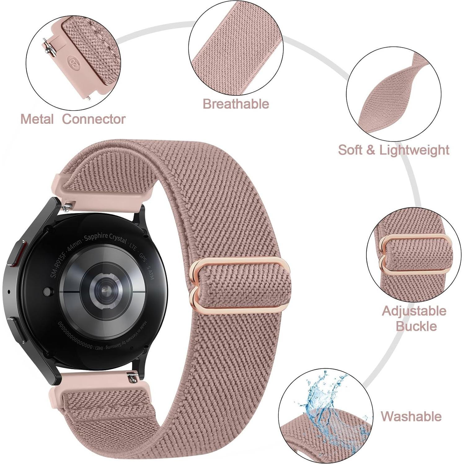 Correas de Reloj Inteligente Meliya ID208 Plus 22mm Nylon Elástico