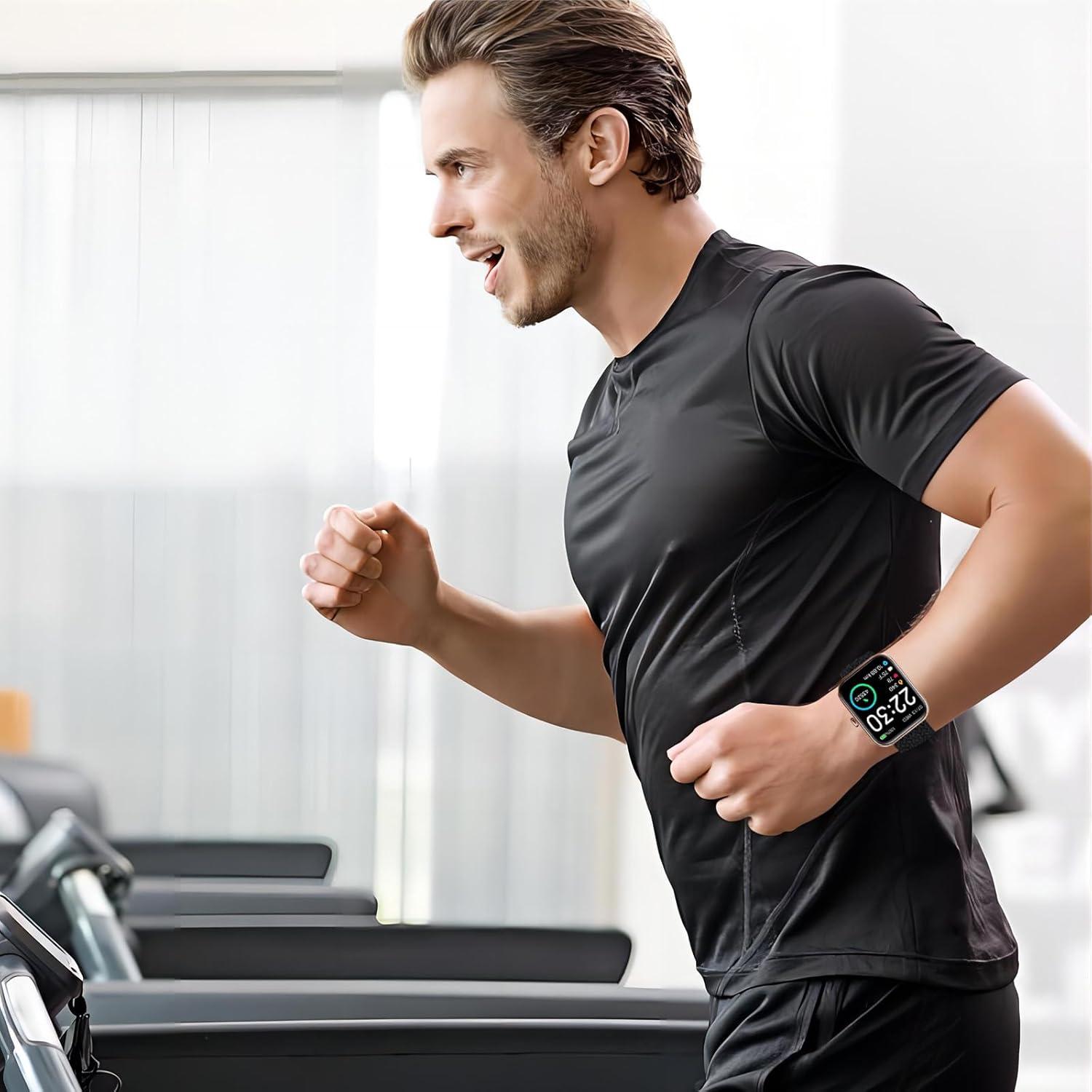 Paquete de 3 bandas de nylon elásticas PUPVUS para reloj 44mm