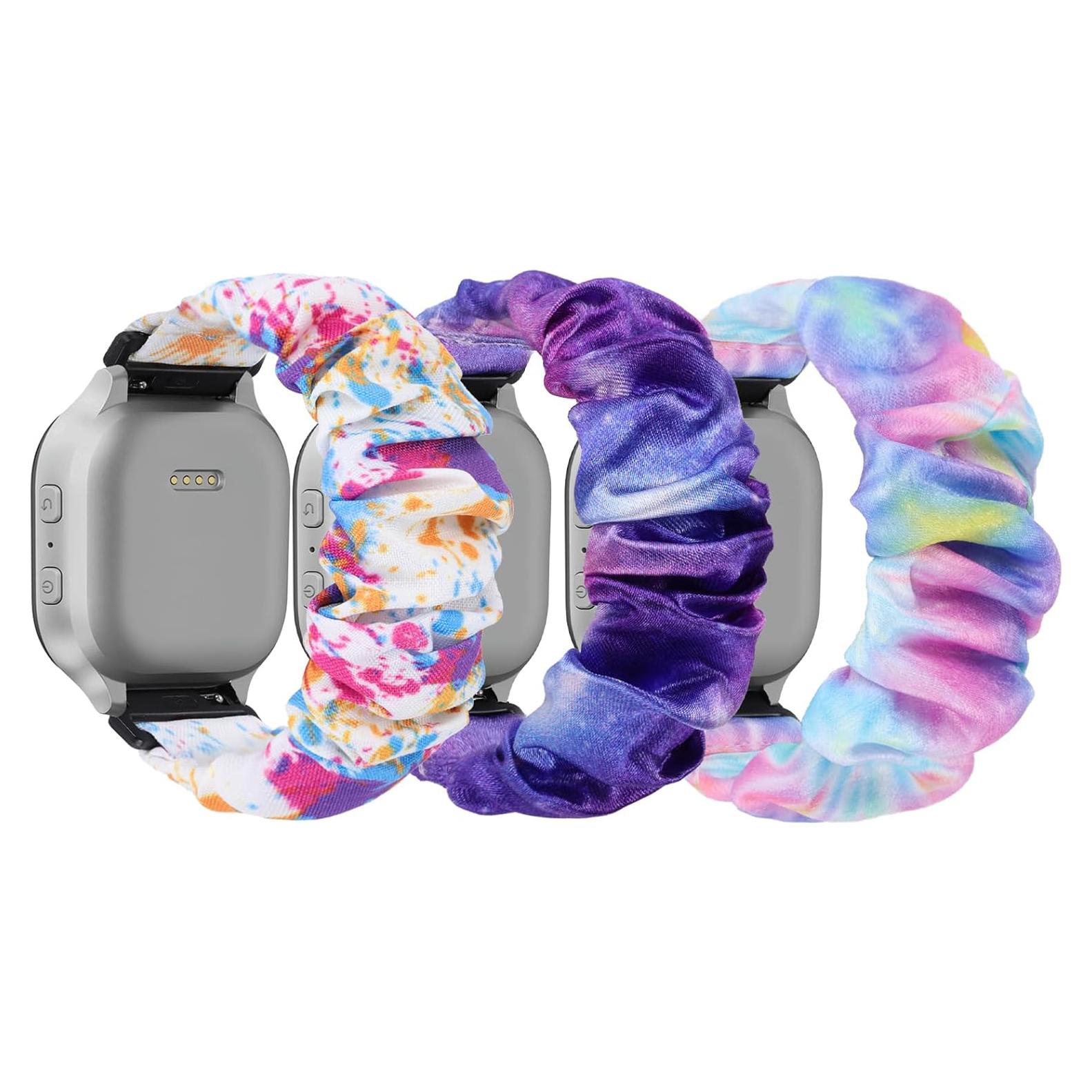 Bandas Scrunchie 20mm para Gizmo, Gabb y SyncUP Kids - 3Pack