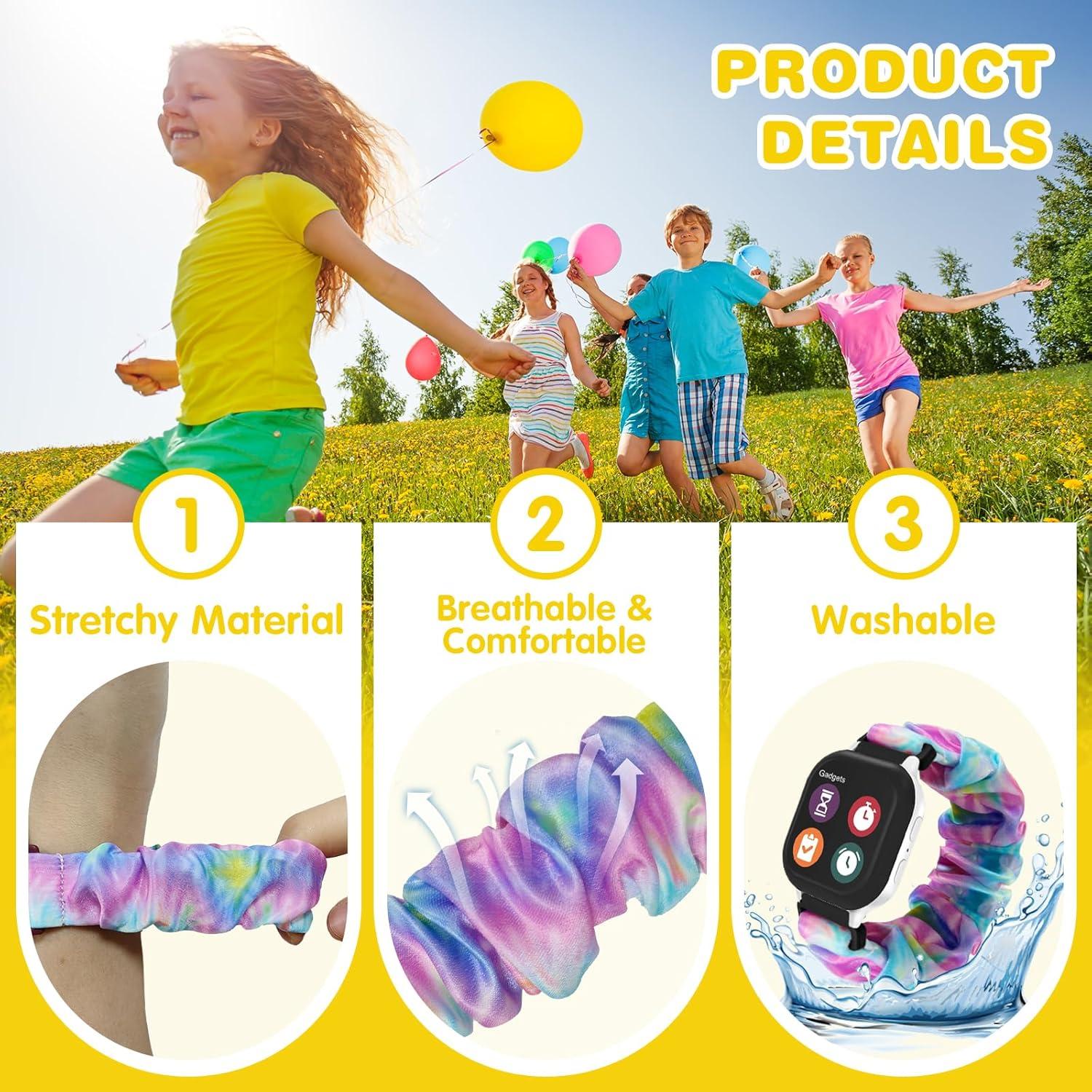 Bandas Scrunchie 20mm para Gizmo, Gabb y SyncUP Kids - 3Pack