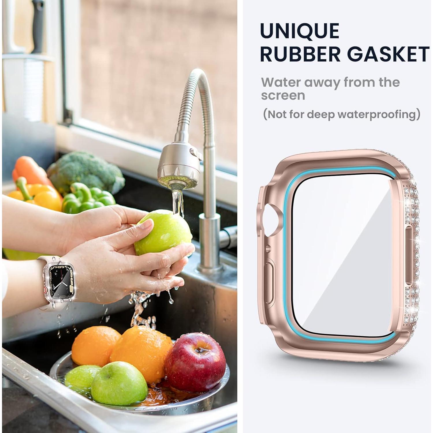 Funda Protectora Impermeable Tensea para Apple Watch 40mm Oro Rosa