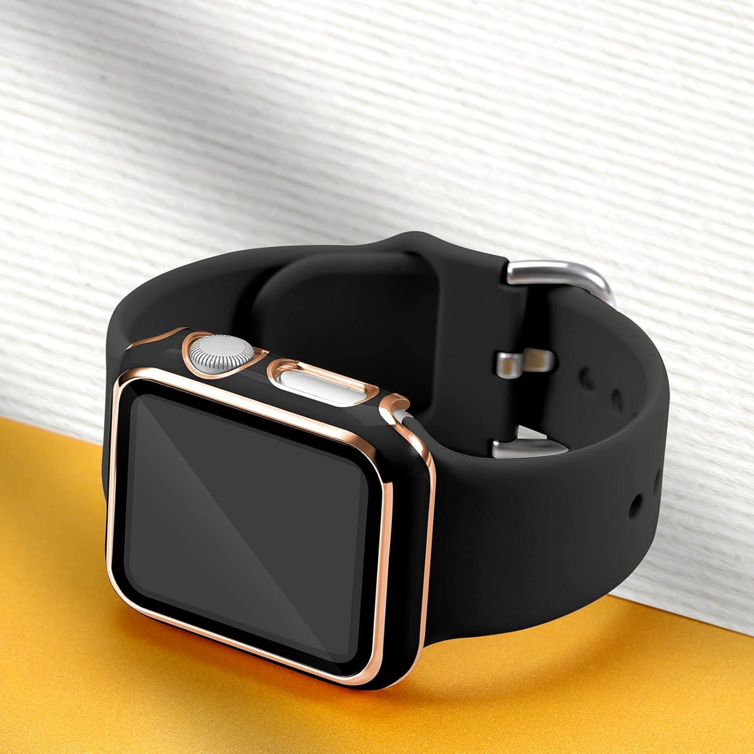 Funda Protectora Charlam para Apple Watch 44mm con Vidrio Templado
