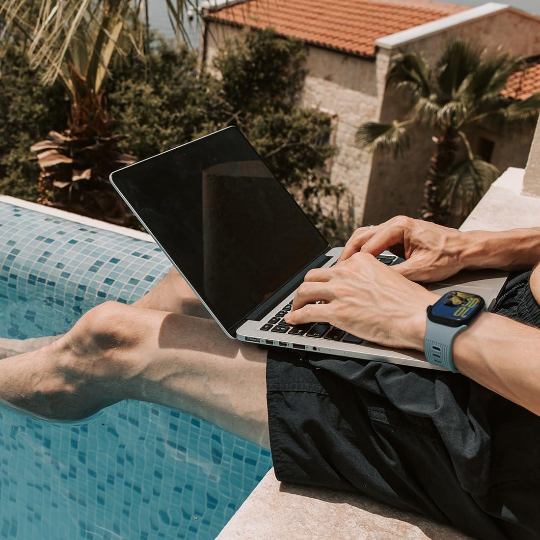 Banda Deportiva de Goma PEIPEIJIA para Apple Watch 49/46/45/44/42mm