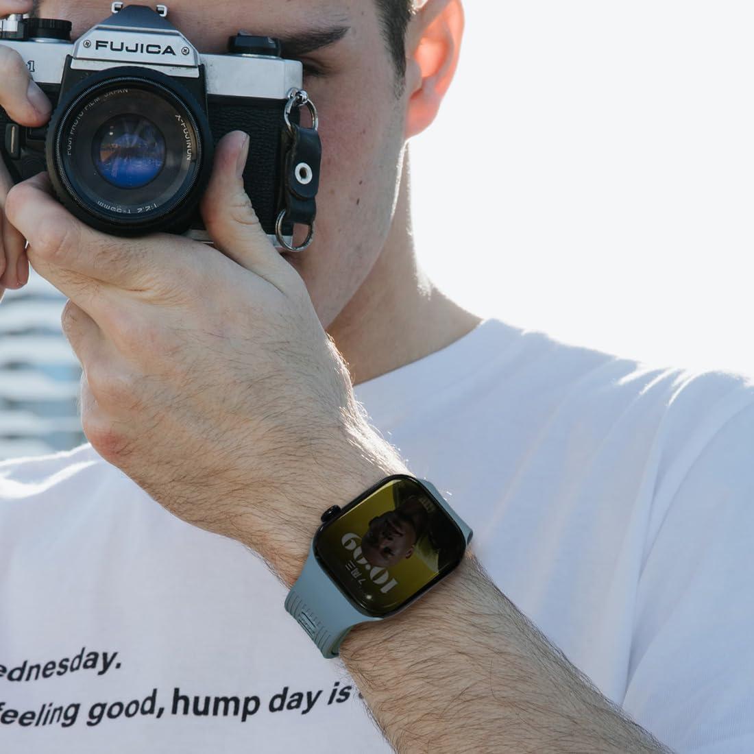 Banda Deportiva de Goma PEIPEIJIA para Apple Watch 49/46/45/44/42mm