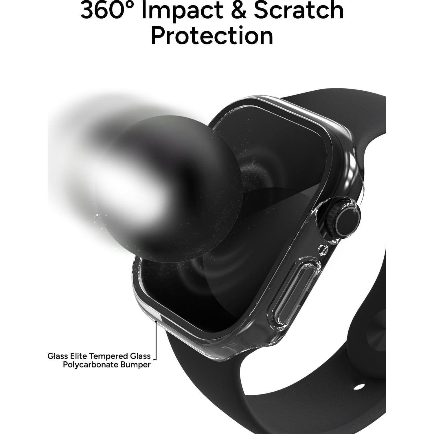 Protector de Pantalla ZAGG Glass 360 para Apple Watch 10 46mm