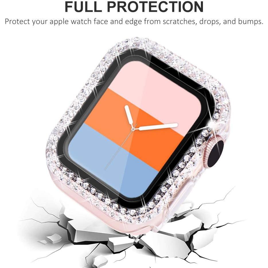 Funda Brillante KADES para Apple Watch 44mm con Protector