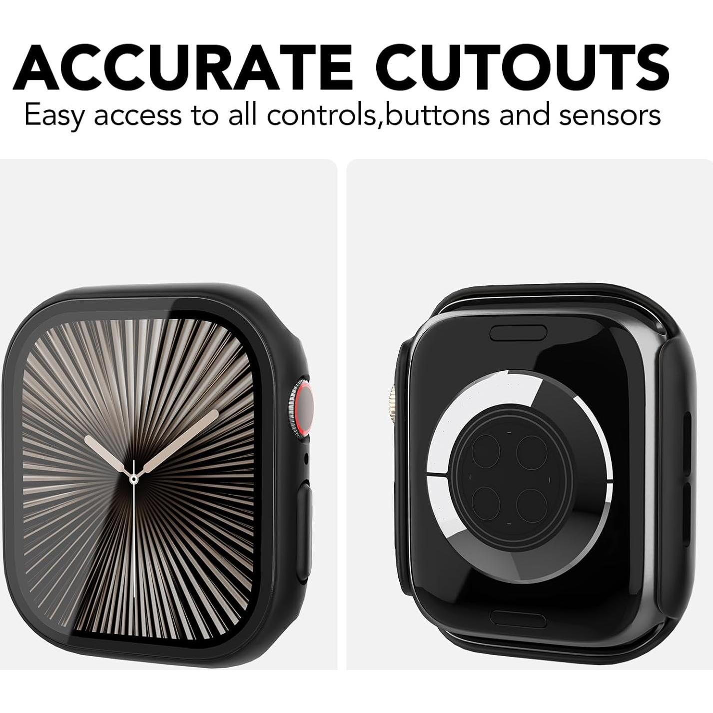 Funda Dura SPGUARD para Apple Watch Series 11/10 46mm - 2 Paquete