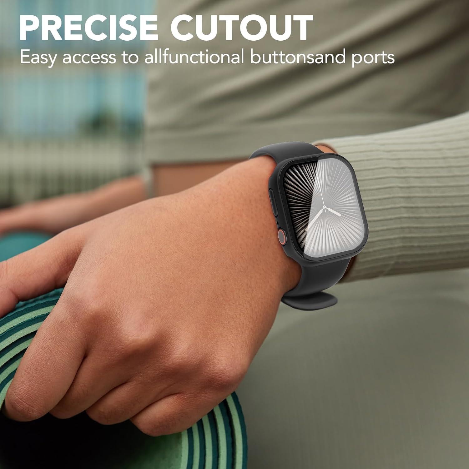 Funda Dura SPGUARD para Apple Watch Series 11/10 46mm - 2 Paquete