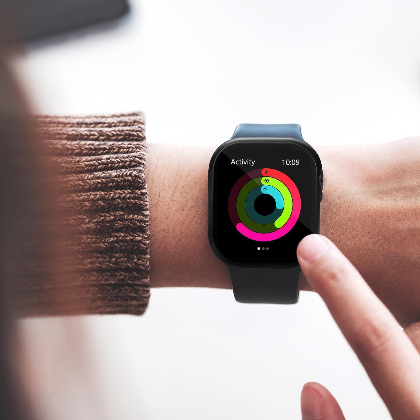 Funda de Privacidad para Apple Watch 46mm KUYUBMINYR - Negro