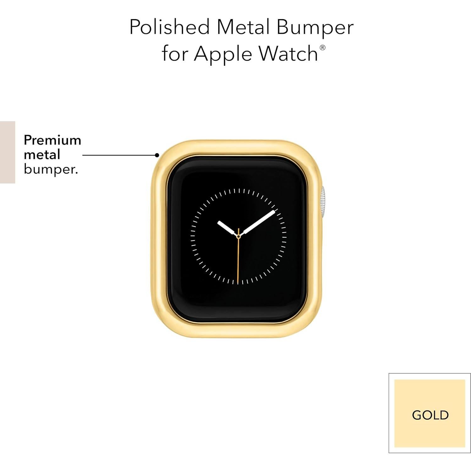 Bumper Protector Anne Klein para Apple Watch 44mm Tono Dorado