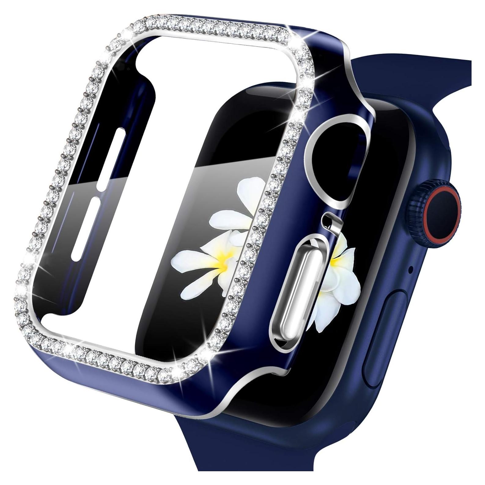 Funda Brillante ZAROTO para Apple Watch SE 38mm con Protector