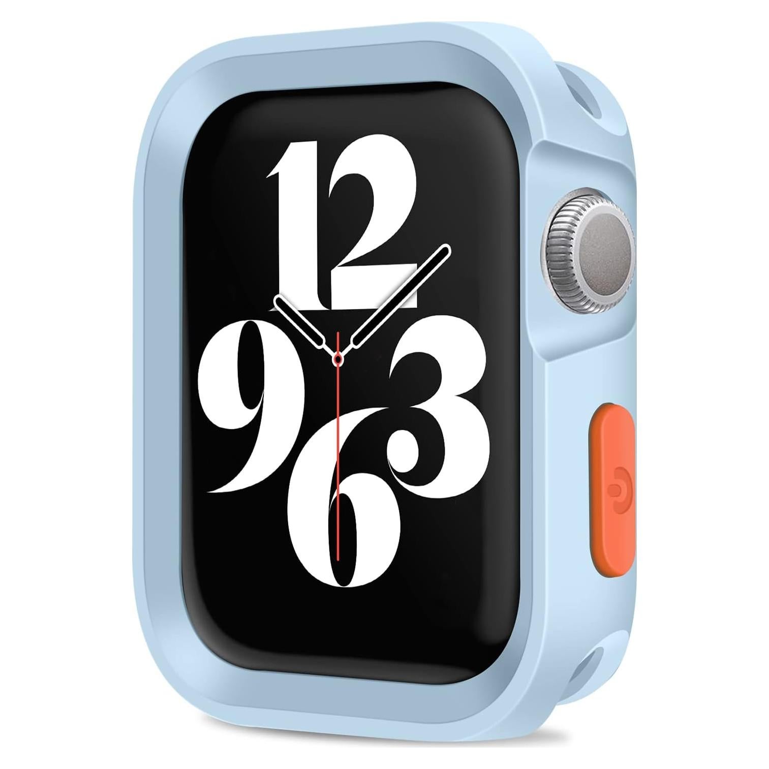Funda Amizee para Apple Watch 44mm 45mm Azul Claro TPU
