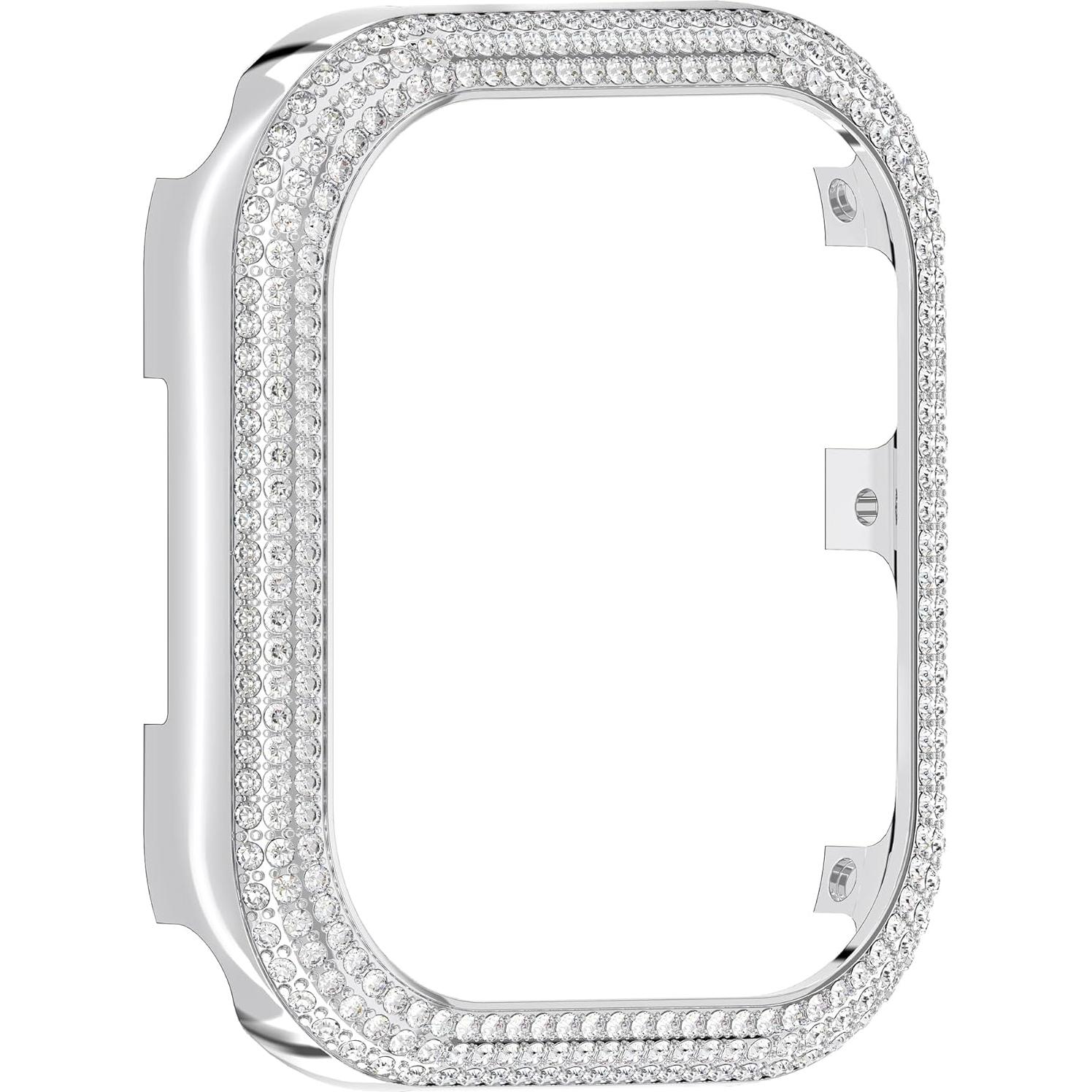 Funda Brillante Swarovski para Apple Watch 41 mm Plateada