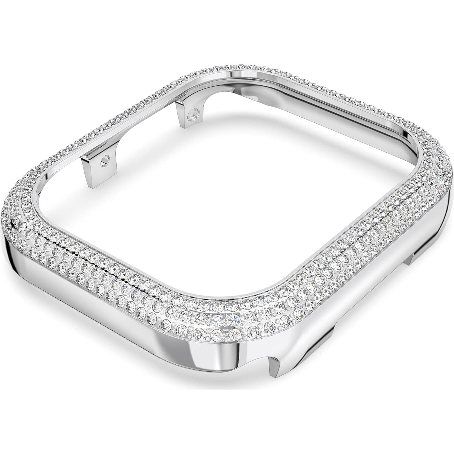 Funda Brillante Swarovski para Apple Watch 41 mm Plateada