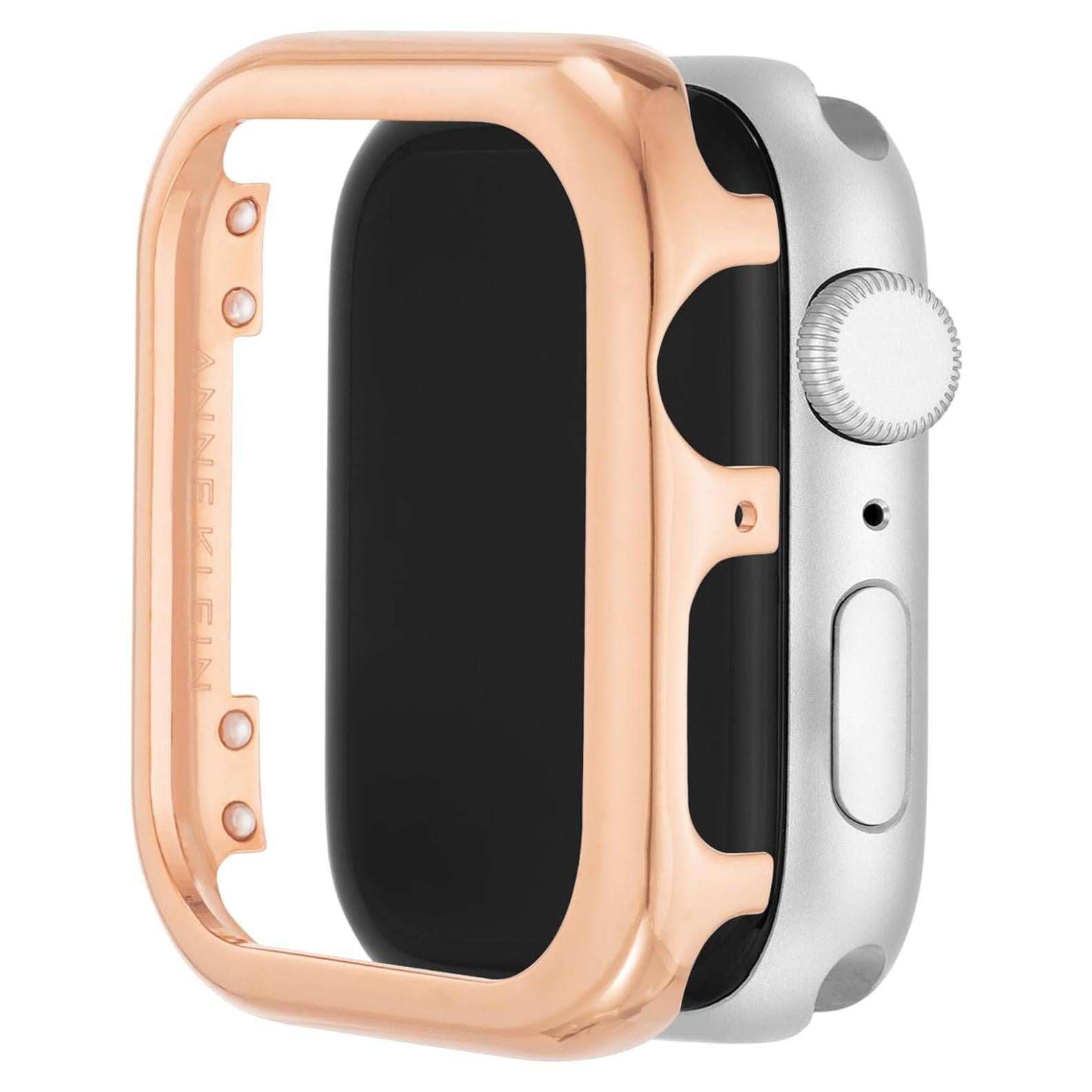 Bumper Protector Anne Klein para Apple Watch 40mm Dorado Rosa