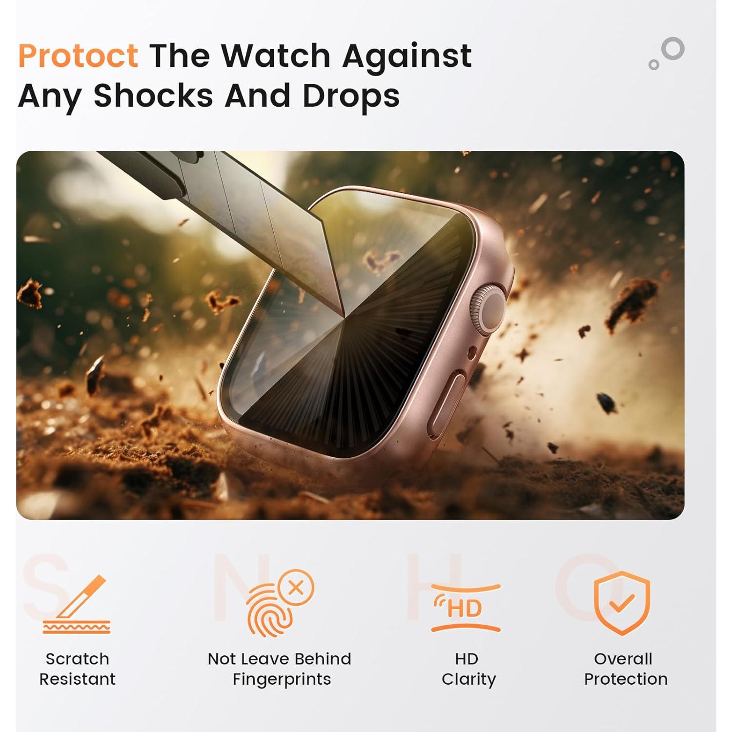 Funda Impermeable Goton para Apple Watch 42mm Oro Rosa