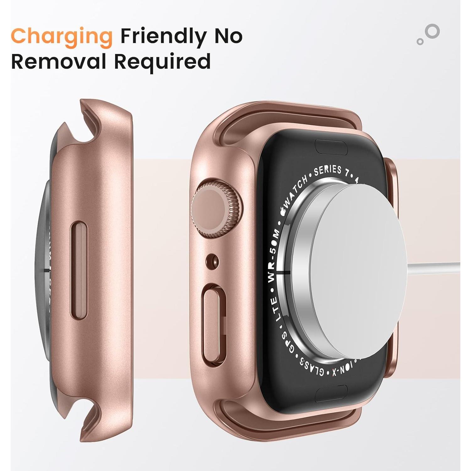 Funda Impermeable Goton para Apple Watch 42mm Oro Rosa