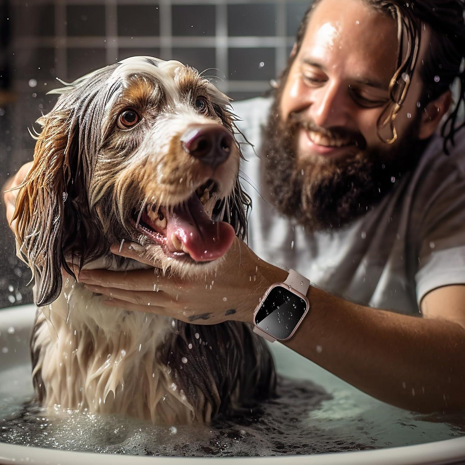 Funda Impermeable Goton para Apple Watch 42mm Oro Rosa