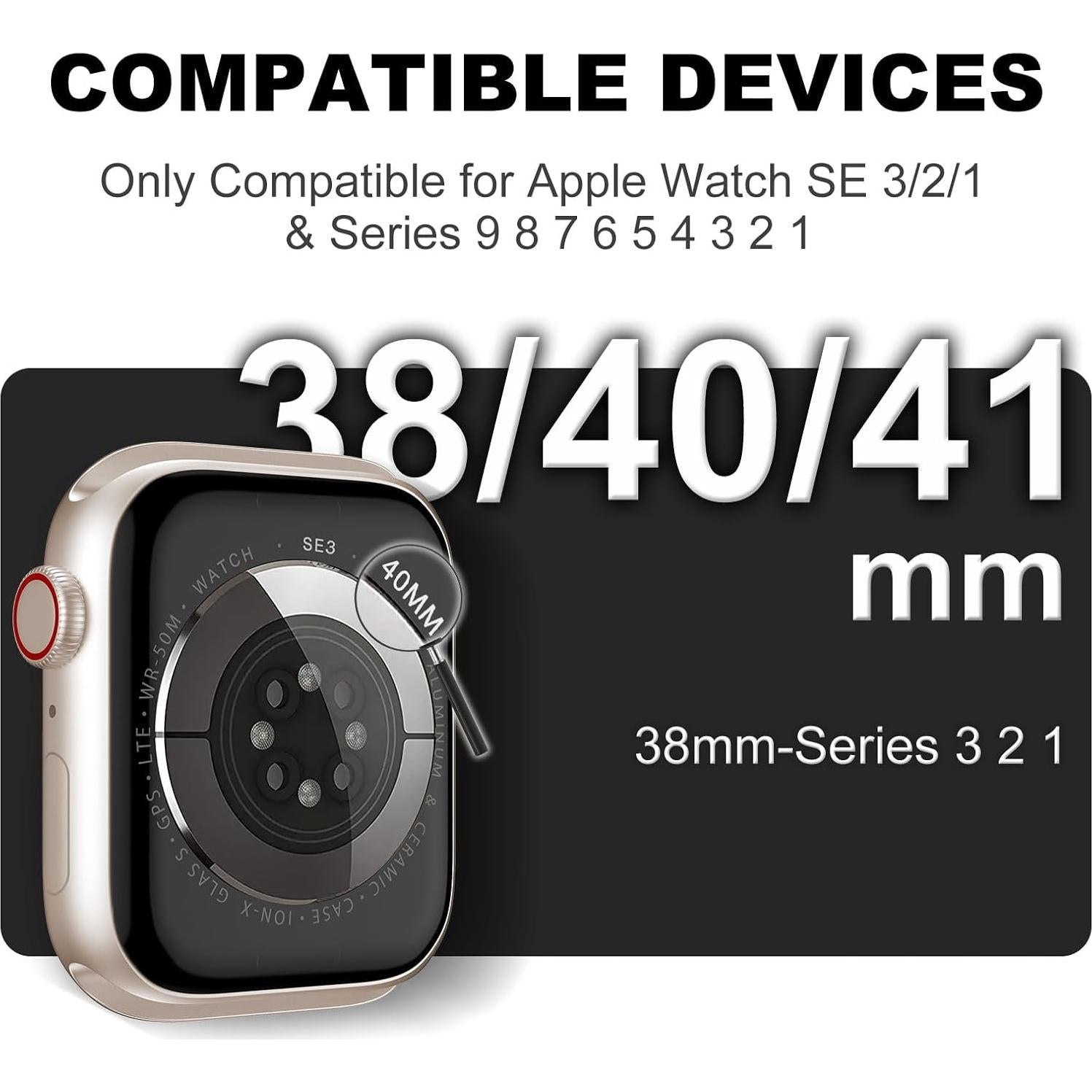 Funda Deportiva Transparente XYF para Apple Watch 38-41mm
