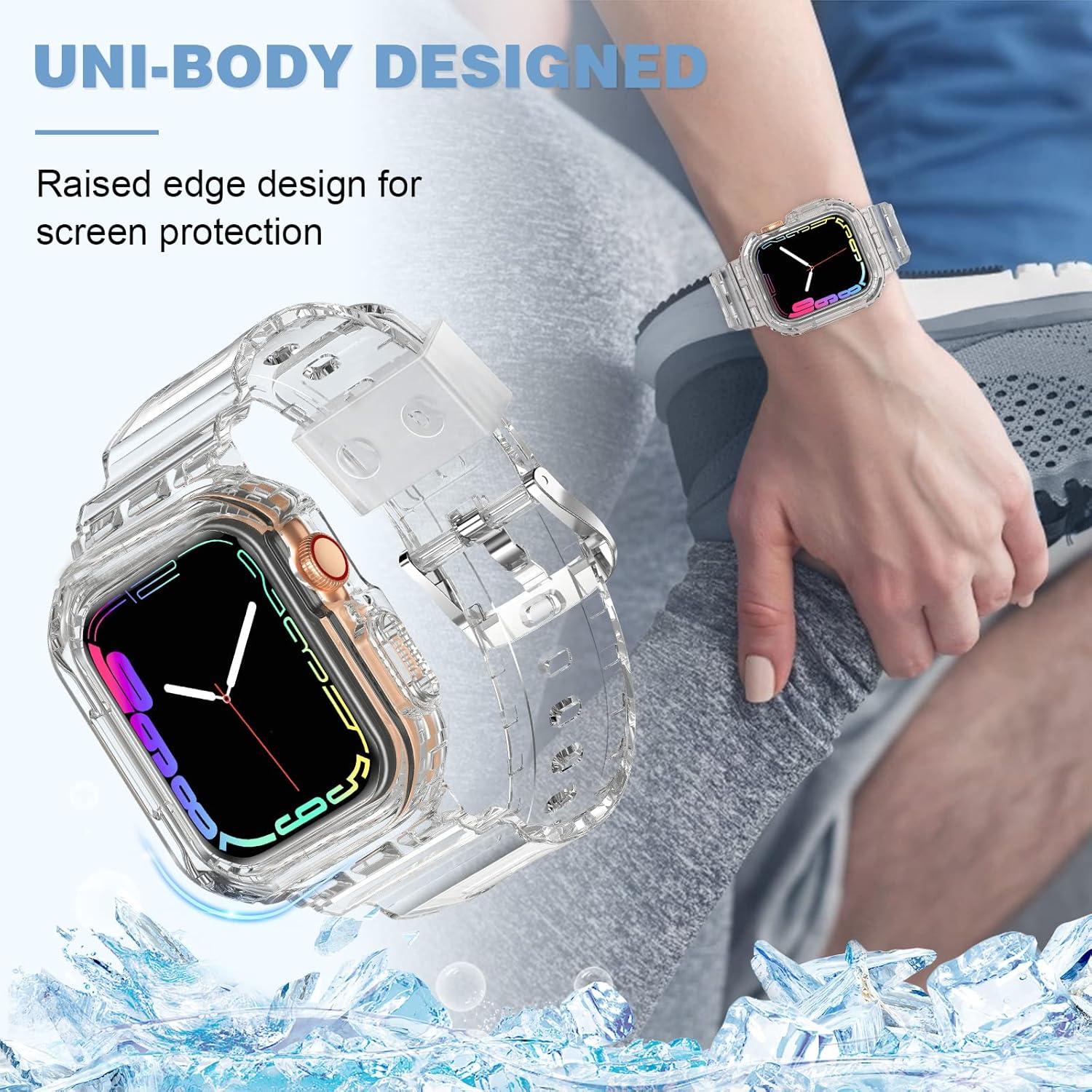 Funda Deportiva Transparente XYF para Apple Watch 38-41mm